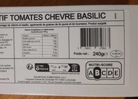 Cake apéritif tomates chèvre basilic
