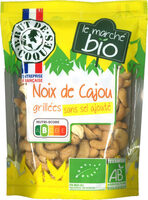 Noix de cajou grillées sans sel Bio
