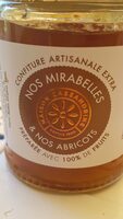 Confiture artisanale mirabelles abricots
