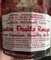 Confiture quatre fruits rouges