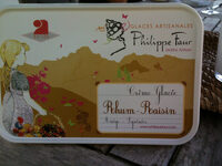 Philippe Faur Crème glacée rhum raisin 750