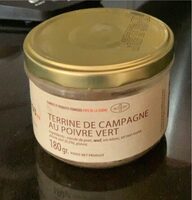 Terrine de campagne au poivre vert