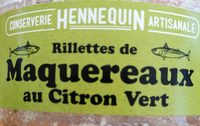 Rillettes de maquereaux au citron vert