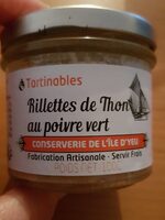 Rillettes de Thon au poivre vert