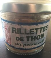 Rillettes de thon au poivre vert
