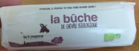 La bûche , de chèvre biologique