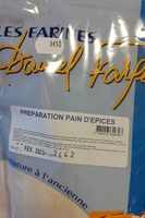 Préparation pain d'épice