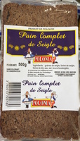 Pain complet de Seigle