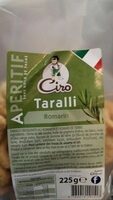 Taralli croquants au romarin