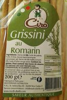 Grissini au romarin