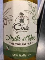 Huile d'olive vierge extra non filtrée
