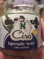 Tapenade noire sans anchois