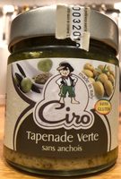 Tapenade verte sans anchois