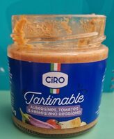 Tartinable aubergines, tomates & parmi parmigiano reggiano