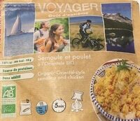 Semoule et poulet à l'orientale