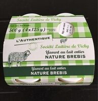 Yaourt au lait entier nature brebis