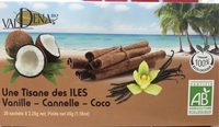Une Tisane des Iles : Vanille - Cannelle - Coco