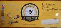Bûche vanille mangue-passion