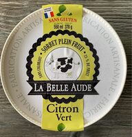 Sorbet plein fruit citron vert