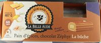 Bûche glacée Pain d'épices, chocolat Zéphyr