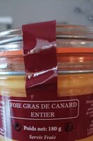 Foie gras de canard entier