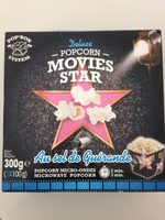 Pop'box pop corn sel de Guérande micro ondes MOVIES STAR, 3 unitées