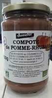 Compote de pomme rhubarbe