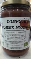 Compote de pomme myrtille