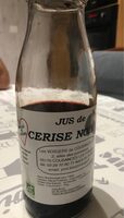 Jus de cerise noire