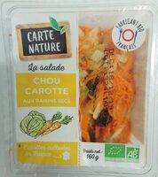 Chou carotte aux raisins secs