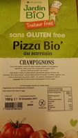 Pizza Bio' au sarrasin Champignons