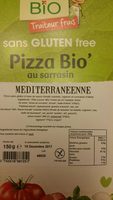 Pizza Bio' au Sarrasin Méditerranéenne