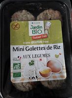 Mini galettes de riz aux Légumes
