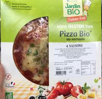Pizza bio' au sarrazin 4 saison sans gluten