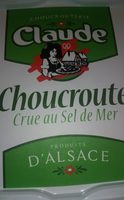 Choucroute crue au sel de mer