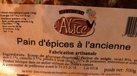 Pain d’epice a l’ancienne