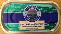 Filets de maquereau marinés au muscadet