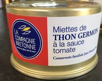 Miettes de thon germon a la sauce tomate