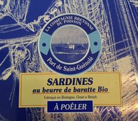 Sardines au beurre de baratte bio a poeler