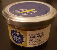 Rillettes de sardines aux deux épices