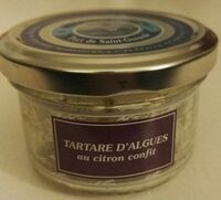 Tartare d'algues au citron confit