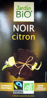 Chocolat noir citron bio