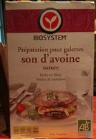 Naturesystem Preparation Galette Son D'avoine Nature