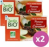Lot X2 Thés Honeybush Pomme Saveur Caramel Bio -