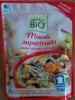 Muesli superfruits sans sucres ajoutés