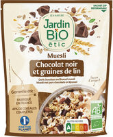 Muesli chocolat noir et graines de lin