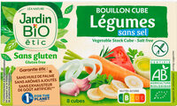 Bouillon cube Légumes sans sel sans gluten