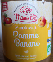 Purée De Pommes Et Bananes Bio