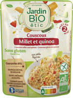 Coucous légumes millet et quinoa