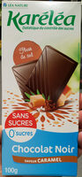 Chocolat noir fleur de sel saveur caramel